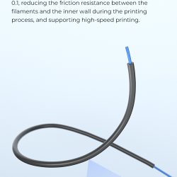 Tubo PTFE Creality Ultra-Smooth Alta Velocidad 2m - Imagen 5