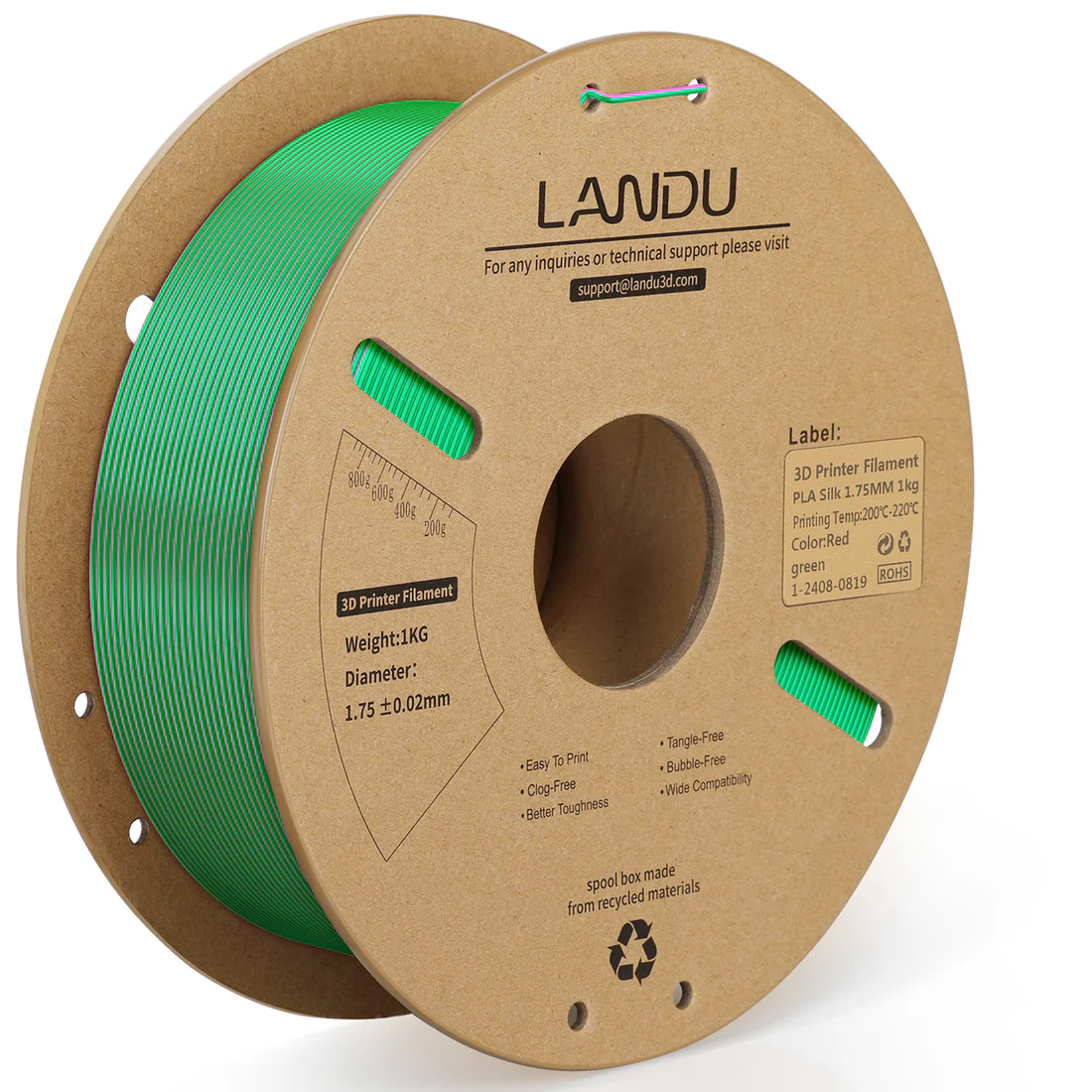 PLA Sedoso Dual 1.75mm 1kg Landu