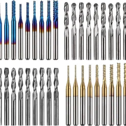 Kit de Brocas para CNC - 40 Unidades