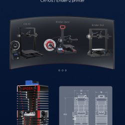 Hotend Cerámico Creality Spider Speedy - Imagen 13