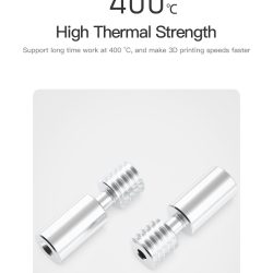 Tubo Barrel Aleación de Titanio para Extrusor Sprite Creality - Imagen 9