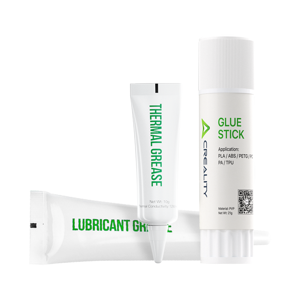Kit Creality de Impresión 3D - Goma en Barra, Grasa Térmica y Lubricante