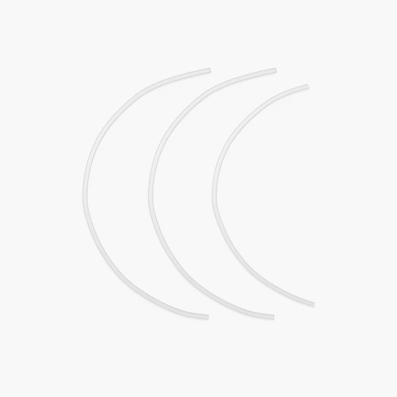 Tubo PTFE Teflón 370mmx1 550mmx2 - X1 Series y P1S