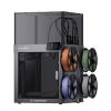 Flashforge Creator 5 Pro, impresora 3D cerrada multicolor con 4 cabezales